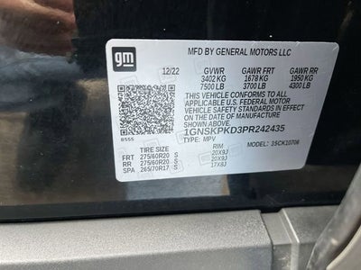 2023 Chevrolet Tahoe Z71