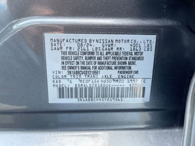 2025 Nissan Sentra SV