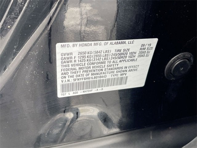 2020 Honda Pilot AWD Touring 7 Passenger