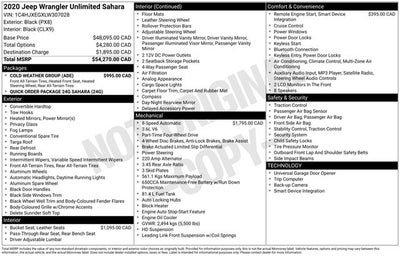 2020 Jeep Wrangler Unlimited Sahara