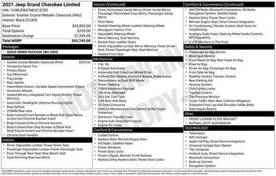 2021 Jeep Grand Cherokee Limited 4x4