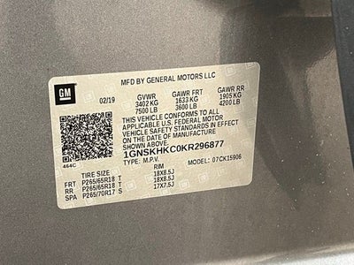 2019 Chevrolet Suburban LT