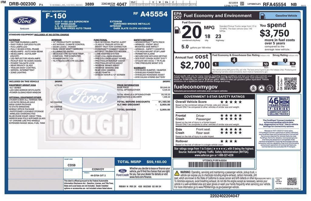 2024 Ford F-150 XLT