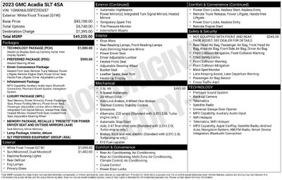 2023 GMC Acadia SLT