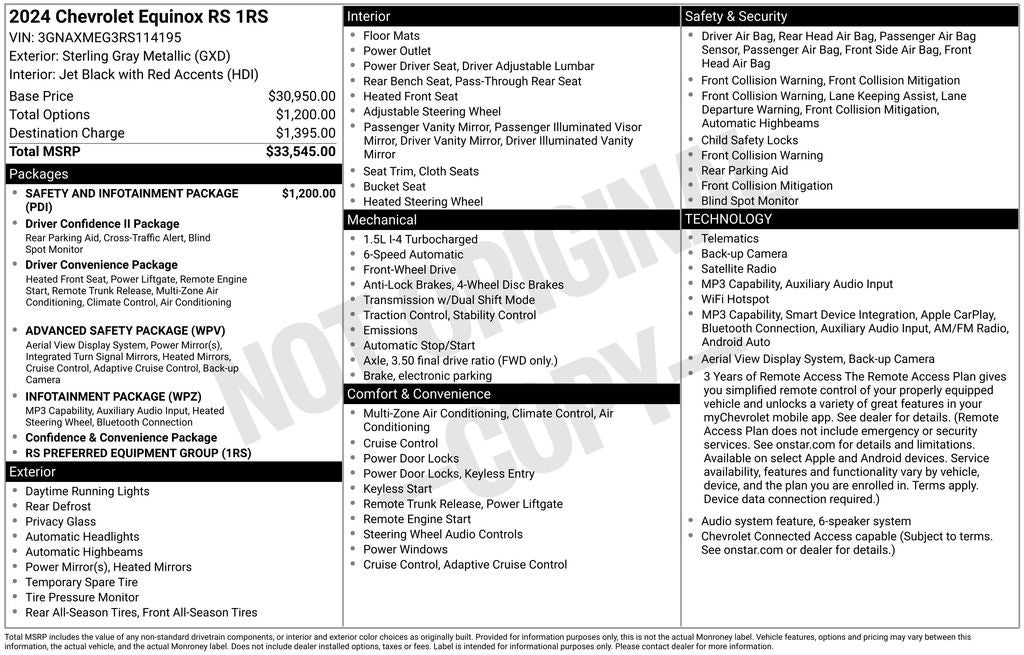 2024 Chevrolet Equinox RS