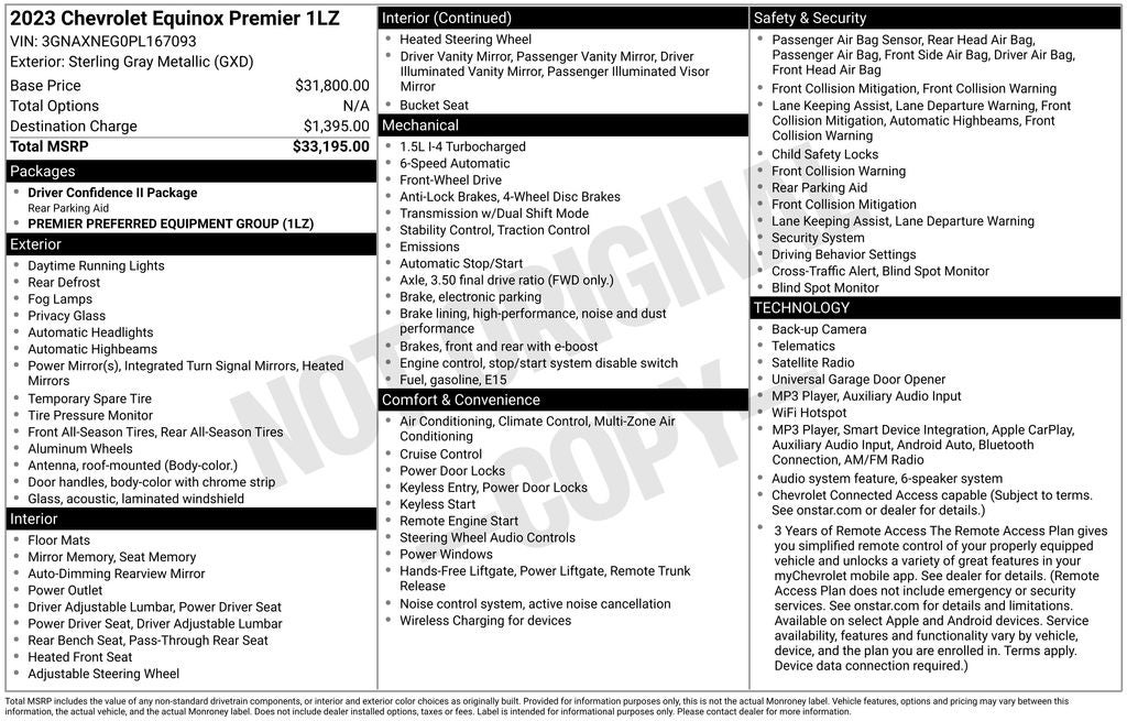 2023 Chevrolet Equinox Premier