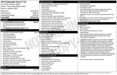 2019 Chevrolet Trax LT
