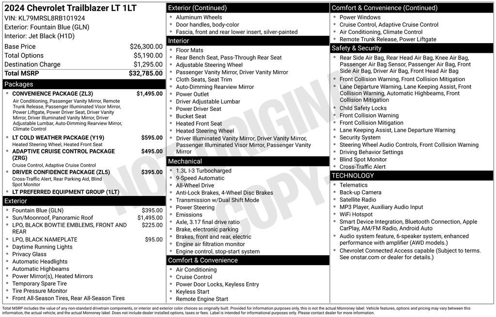 2024 Chevrolet TrailBlazer LT