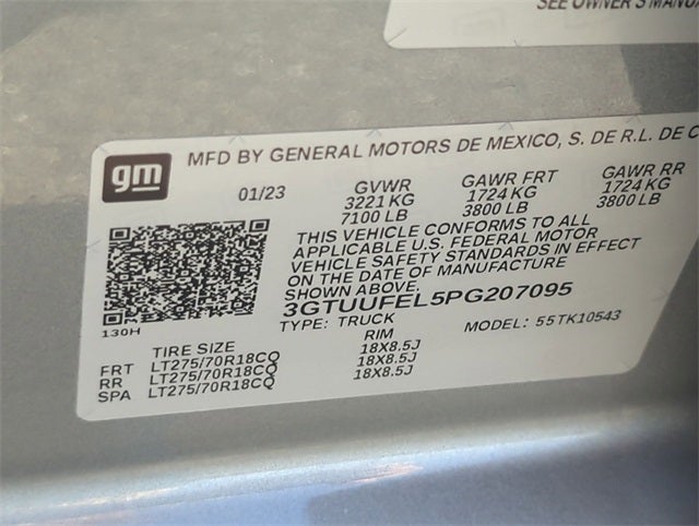 2023 GMC Sierra 1500 4WD Crew Cab Short Box AT4X