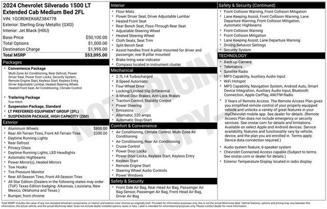 2024 Chevrolet Silverado 1500 LT (2FL)