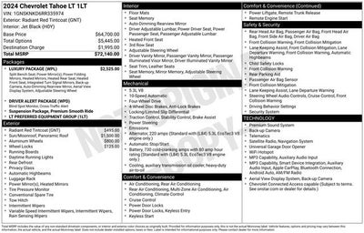 2024 Chevrolet Tahoe LT