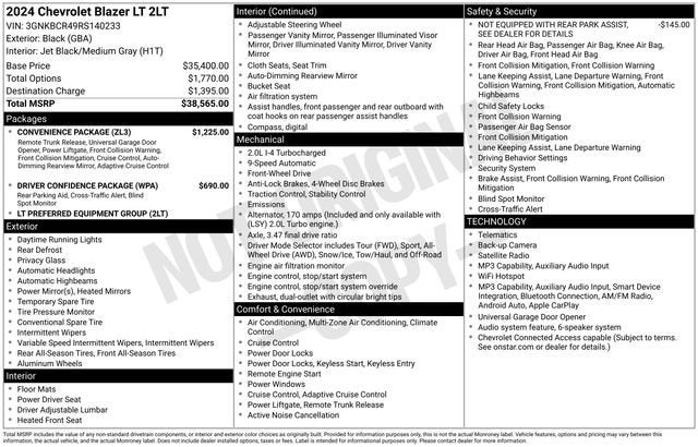 2024 Chevrolet Blazer 2LT