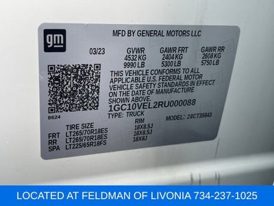 2024 Chevrolet Silverado EV Work Truck