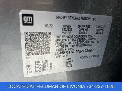 2022 Chevrolet Tahoe High Country