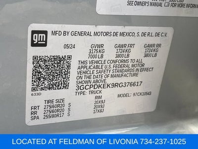 2024 Chevrolet Silverado 1500 LT (2FL)