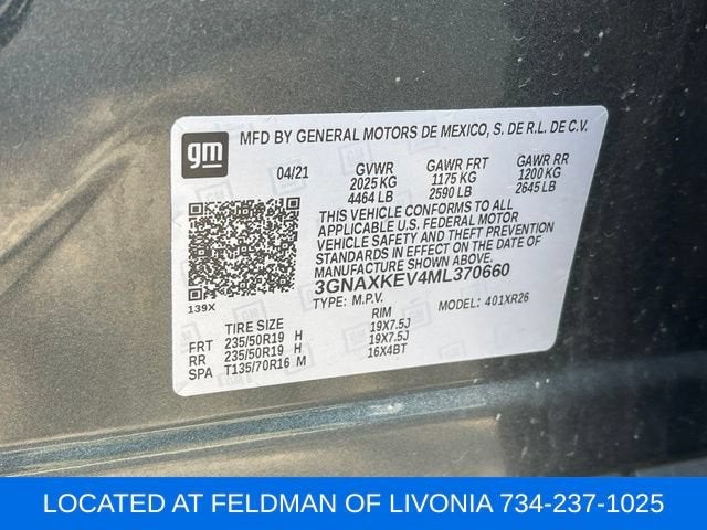 2021 Chevrolet Equinox LT