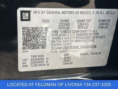 2020 Chevrolet Blazer RS