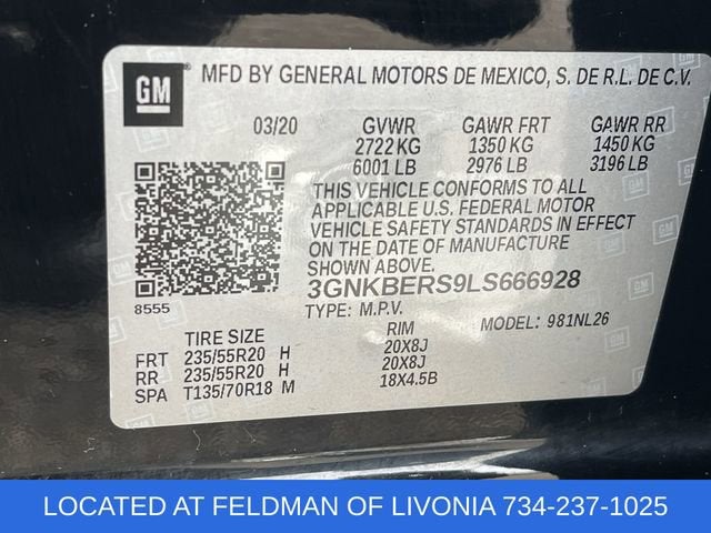 2020 Chevrolet Blazer RS