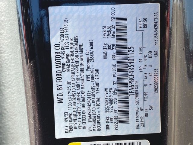 2024 Ford Mustang GT Premium Fastback