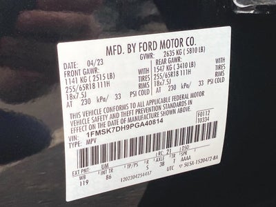 2023 Ford Explorer XLT