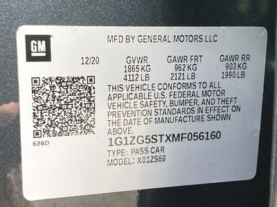 2021 Chevrolet Malibu RS