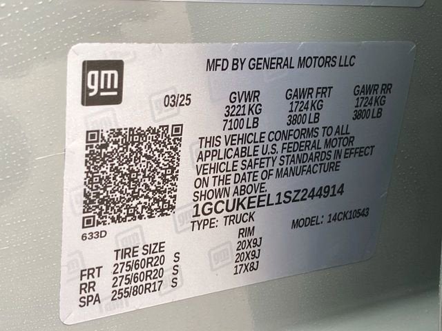 2025 Chevrolet Silverado 1500 RST