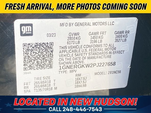 2023 Chevrolet Traverse LT Cloth
