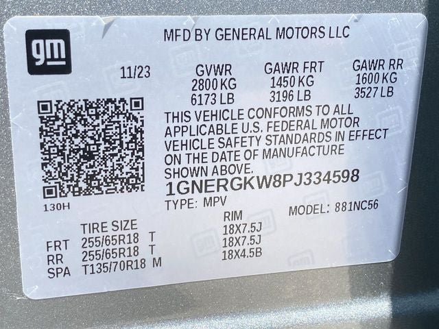 2023 Chevrolet Traverse LT Cloth