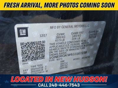 2018 Chevrolet Traverse LT Cloth