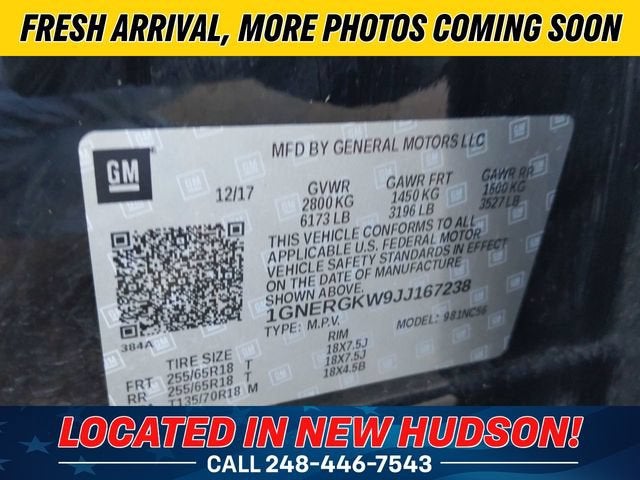 2018 Chevrolet Traverse LT Cloth