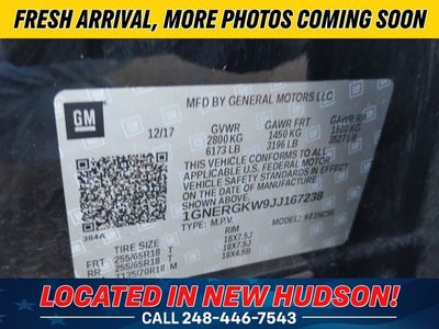 2018 Chevrolet Traverse LT Cloth
