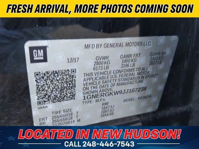 2018 Chevrolet Traverse LT Cloth