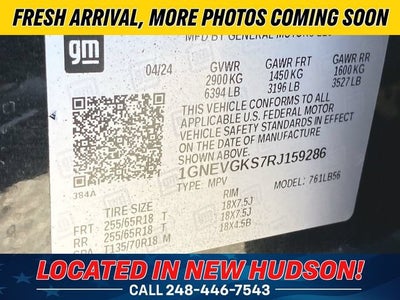 2024 Chevrolet Traverse LT