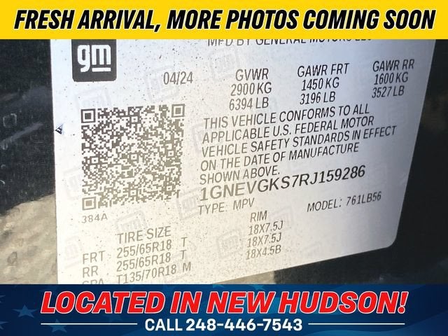 2024 Chevrolet Traverse LT