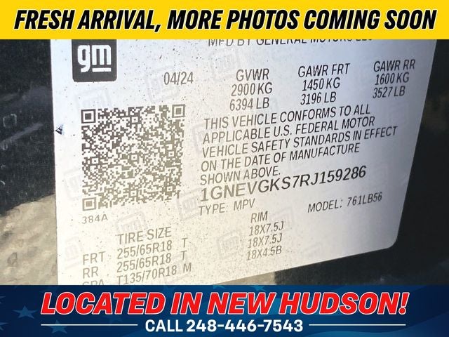 2024 Chevrolet Traverse LT