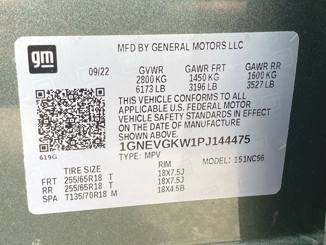 2023 Chevrolet Traverse LT Cloth