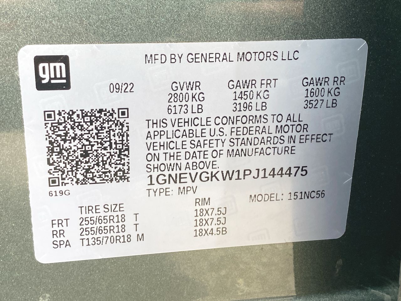 2023 Chevrolet Traverse LT Cloth
