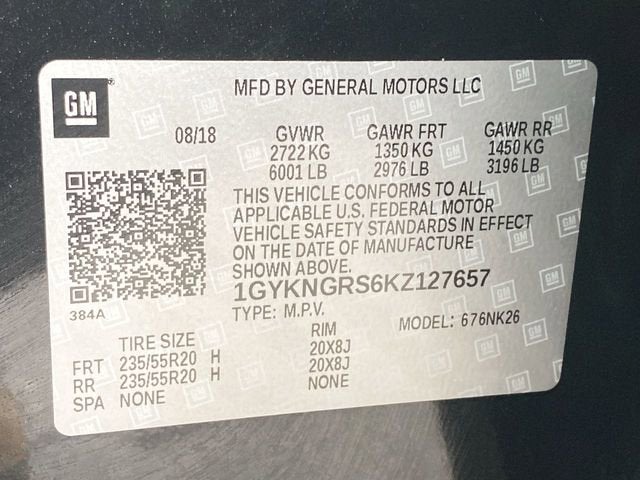 2019 Cadillac XT5 Platinum AWD