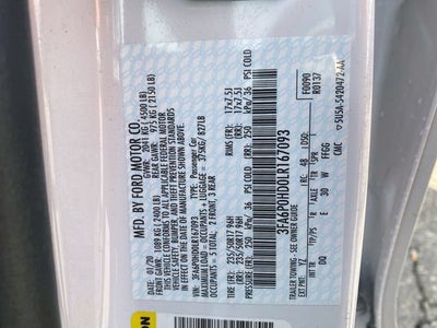 2020 Ford Fusion SE