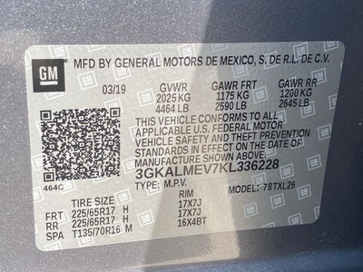 2019 GMC Terrain SLE