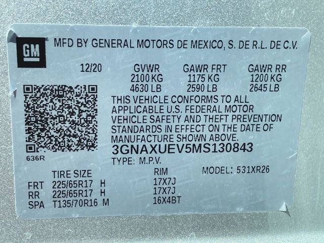 2021 Chevrolet Equinox LT