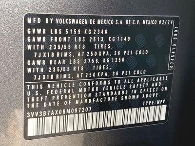 2024 Volkswagen Tiguan SE