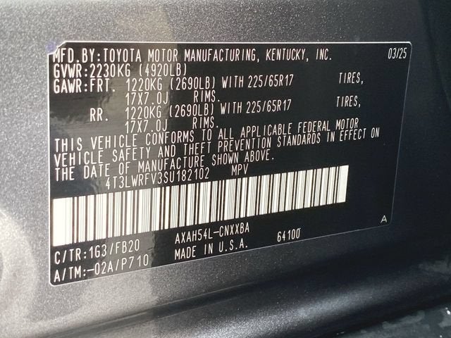2025 Toyota RAV4 Hybrid LE