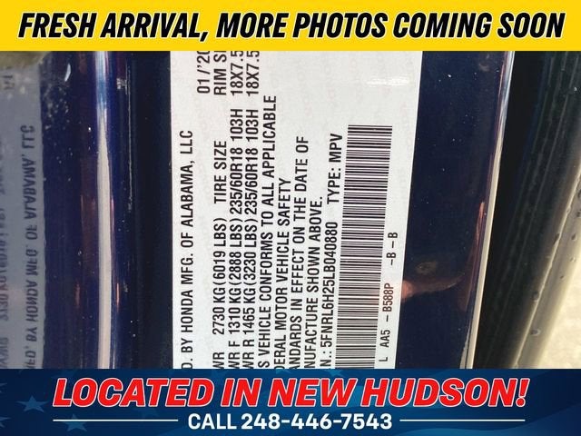 2020 Honda Odyssey LX