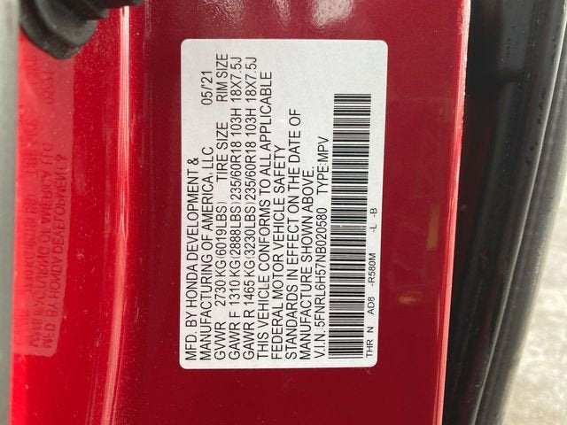 2022 Honda Odyssey EX