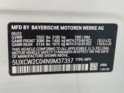 2022 BMW X7 xDrive40i