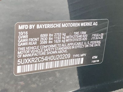 2017 BMW X5 sDrive35i