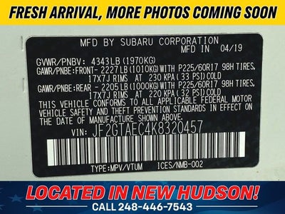 2019 Subaru Crosstrek 2.0i Premium