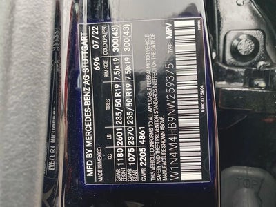 2022 Mercedes-Benz GLB 250 4MATIC®