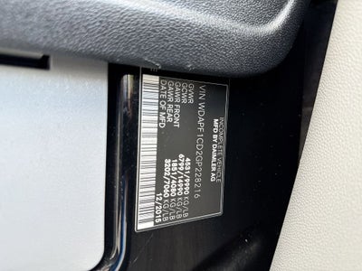 2016 Mercedes-Benz Sprinter Chassis-Cabs 2WD Reg Cab 170" WB